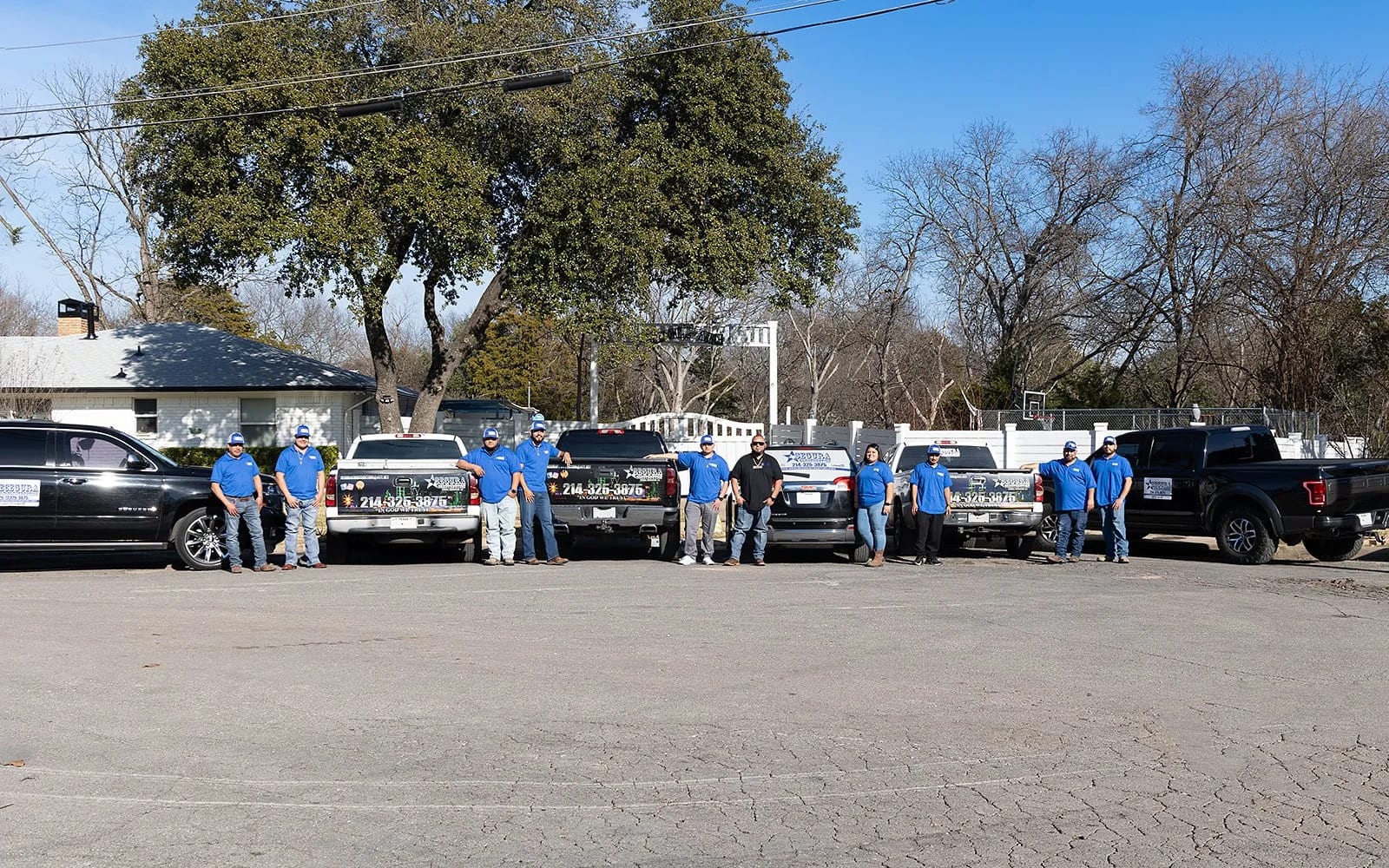 The Segura Construction Group team and fleet